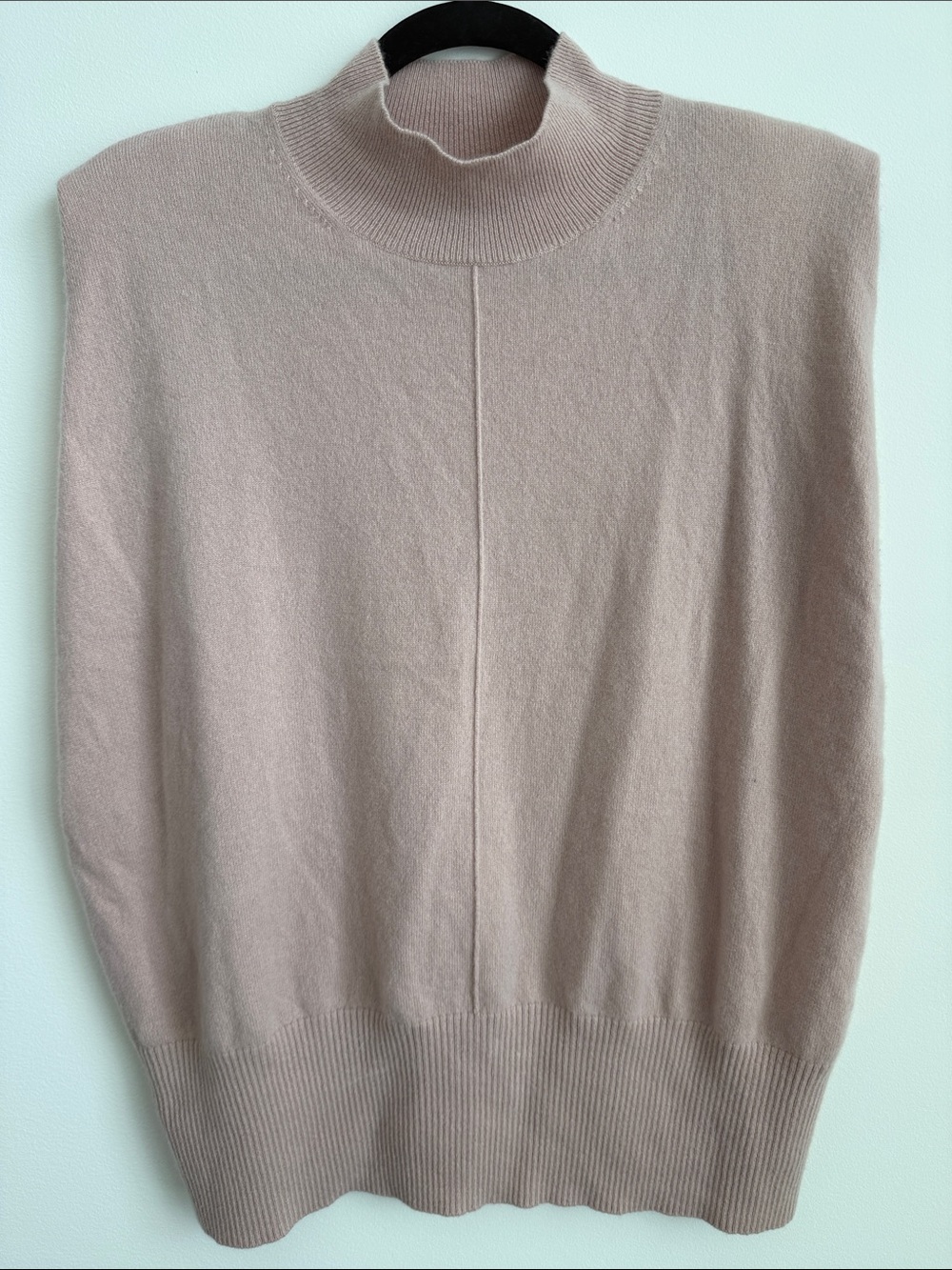 Banana Republic Sleeveless Turtleneck Vest - Light Pink